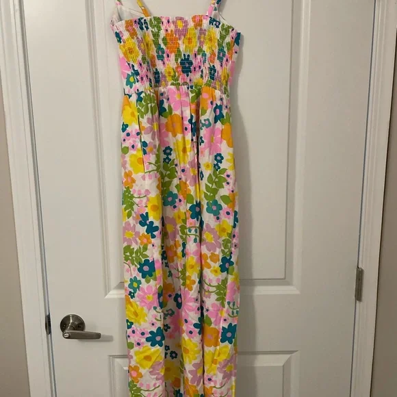 NWT SMYMM Show Me Your Mumu Amalfi Coast Floral Multicolor Linen Blend Dress - Picture 8 of 10